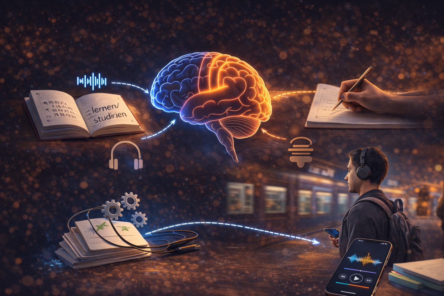 Illustration : les avantages de l'audio pour le vocabulaire